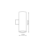 kinkiecik.pl Torre kinkiet złoty LP-108/1W GD Light Prestige