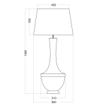 TROYA COPPER lampa stołowa L232322256 4Concepts L232322256 - zdjęcie 2
