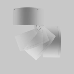 Lampa sufitowa Spin O310CL-L12W3K IP54 Maytoni - zdjęcie dodatkowe 1