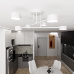 Lampa sufitowa HALO 6 WHITE 1356/6 EMIBIG Lighting