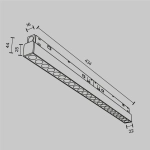 Lampa szynowa Points Exility 2700-6000K 24W 36° Dim Dali1 TR031-4-24WTW-DD-B Maytoni - zdjęcie dodatkowe 4
