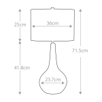 Lampa stołowa Upton – 1 źródło światła UPTON-TL Elstead Lighting