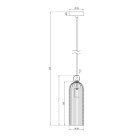 Lampa wisząca Pendant Lamp Antic MOD302PL-01CG Maytoni - zdjęcie dodatkowe 4