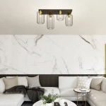 Lampa sufitowa BARN 4 BL GOLD 1366/4 EMIBIG Lighting