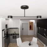 Lampa sufitowa HALO 2 BLACK 1355/2 EMIBIG Lighting