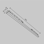 Lampa szynowa Basis Exility 2700-6000K 30W 120° Dim Dali1 TR030-4-30WTW-DD-B Maytoni - zdjęcie dodatkowe 4