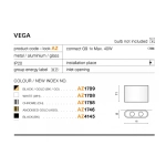 Kinkiet Vega (black/black) AZ4145 AZZARDO