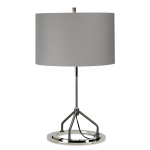Lampa stołowa Vicenza – 1 źródło światła – Biała/ Polerowany nikiel VICENZA-TL-GPN Elstead Lighting