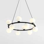 LAMPA WISZĄCA KRONE 12 CZARNY 1085R1 ALDEX - zdjęcie dodatkowe 4