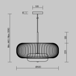 Lampa wisząca Levitation MOD376PL-L30G3K Maytoni - zdjęcie dodatkowe 7