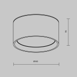 Lampa sufitowa Vega C089CL-15W3K-BMG Maytoni - zdjęcie dodatkowe 4