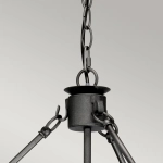 Żyrandol Windsor – 12 źródeł światła – Grafitowe WINDSOR12-GR Elstead Lighting