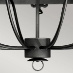 Żyrandol Windsor – 12 źródeł światła – Grafitowe WINDSOR12-GR Elstead Lighting
