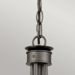 Lampa wisząca Windsor – 4 źródła światła – Grafitowe WINDSOR4-GR Elstead Lighting