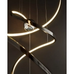 Lampa Wisząca Ritz Polished Black P0500D MaxLight