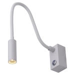 Kinkiet Adjusta 1xLED biały WL0117-WH yaskr