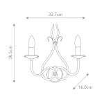 Kinkiet Windermere – 2 źródła światła WM2 Elstead Lighting