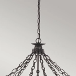 Żyrandol Warwick – 12 źródeł światła WR12-GRAPHITE Elstead Lighting