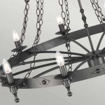 Żyrandol Warwick – 18 źródeł światła WR18-GRAPHITE Elstead Lighting