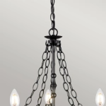 Żyrandol Warwick – 5 źródeł światła WR5-GRAPHITE Elstead Lighting