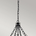 Żyrandol Warwick – 8 źródeł światła WR8-GRAPHITE Elstead Lighting