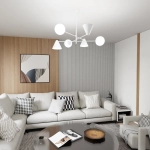 Żyrandol HERMES 6 WHITE 1348/6 EMIBIG Lighting