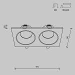 Oprawa podstropowa Downlight Zoom DL033-2-02B Maytoni - zdjęcie dodatkowe 4