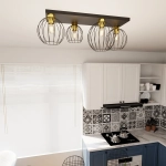 Lampa sufitowa NEST 4 BL GOLD 1370/4 EMIBIG Lighting