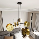 Lampa wisząca MOTIF 4 GOLD 1326/4 EMIBIG Lighting