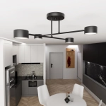 Lampa sufitowa HALO 4 BLACK 1355/4 EMIBIG Lighting