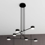 Lampa wisząca MODUS 6 BLACK 1339/6 EMIBIG Lighting zdjęcie produktu