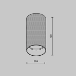 Lampa sufitowa Artisan C080CL-01-GU10-W Maytoni - zdjęcie dodatkowe 6