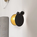 Kinkiet MOTIF K1 BLACK/GOLD 1325/K1 EMIBIG Lighting