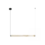 2539 PENDANT LED LINE LIGHT 23W 3000K TRIAC SANDY BLACK - ALABASTER Zambelis Lights