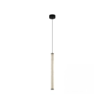 2541 PENDANT LED LIGHT 20W 3000K TRIAC SANDY BLACK - ALABASTER Zambelis Lights