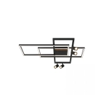 22020 CEILING LED LIGHT 32W + 4X5W 3000K ALUMINIUM BLACK COLOR Zambelis Lights