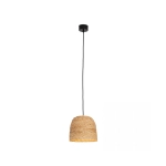 22166 PENDANT LAMP NATURAL BRAIDED WHEAT 1XE27 Zambelis Lights