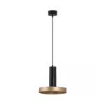 22178 PENDANT LIGHT 1XGU10 SANDY BLACK-GOLD Zambelis Lights