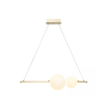 22108 PENDANT LED LIGHT 13W 3000K ALUMINUM-OPAL GLASS Zambelis Lights