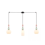 22153 LINE LIGHT 3XE27 METAL/CERAMIC/OPAL GLASS Zambelis Lights