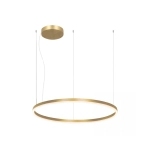 22239 LED PENDANT LIGHT 43W 3000K ALUMINIUM & ACRYLIC GOLD Zambelis Lights