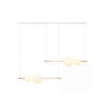 22235 PENDANT LED LIGHT 24W WHITE - OPAL GLASS Zambelis Lights