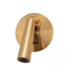 H71 HOTEL SCONCE RECESSED LED 1X3W BRUSHED BRASS Zambelis Lights