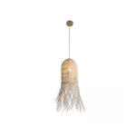 23196 PENDANT LAMP E27 MAX 20W RATTAN NATURALSHADE Zambelis Lights