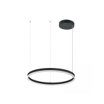 20260 LED PENDANT LIGHT 43W 3000K ALUMINIUM & ACRYLIC BLACK Zambelis Lights