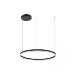 20262 LED PENDANT LIGHT 57W 3000K ALUMINUM & ACRYLIC BLACK Zambelis Lights