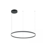 20264 84W LED PENDANT LIGHT 83W 3000K ALUMINIUM & ACRYLIC BLACK Zambelis Lights
