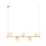 1998 PENDANT LIGHT 5XE14 GOLD FOR INDOOR USE Zambelis Lights