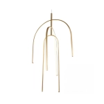 1931 PENDANT LIGHT LED 80W 3000K GOLD FOR INDOOR SPACES Zambelis Lights