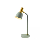20220 TABLE LAMP E14 MAX 25W IRON GREY - GREEN-GOLD ON/OFF SWITCH Zambelis Lights
